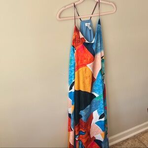 Nicole Miller Multicolor Abstract Dress